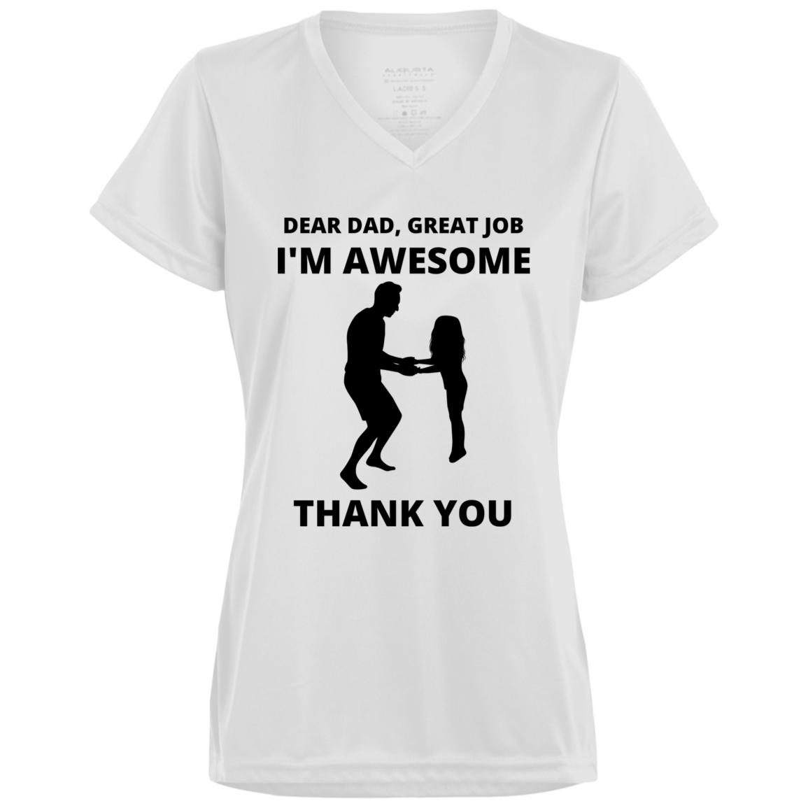 GREAT JOB White Ladies' T-Shirt