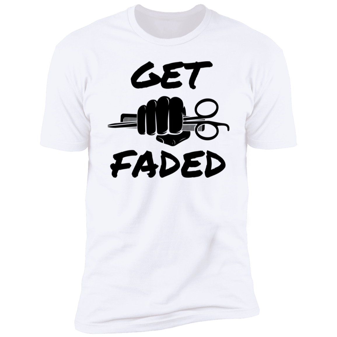Get Faded White Barber Unisex T-Shirt