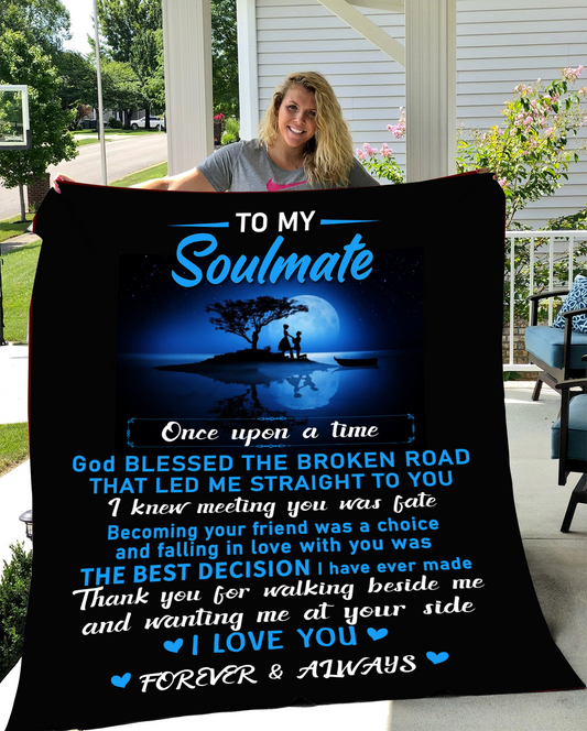 Soulmate | Once Upon A Time - Sherpa Blanket 50x60
