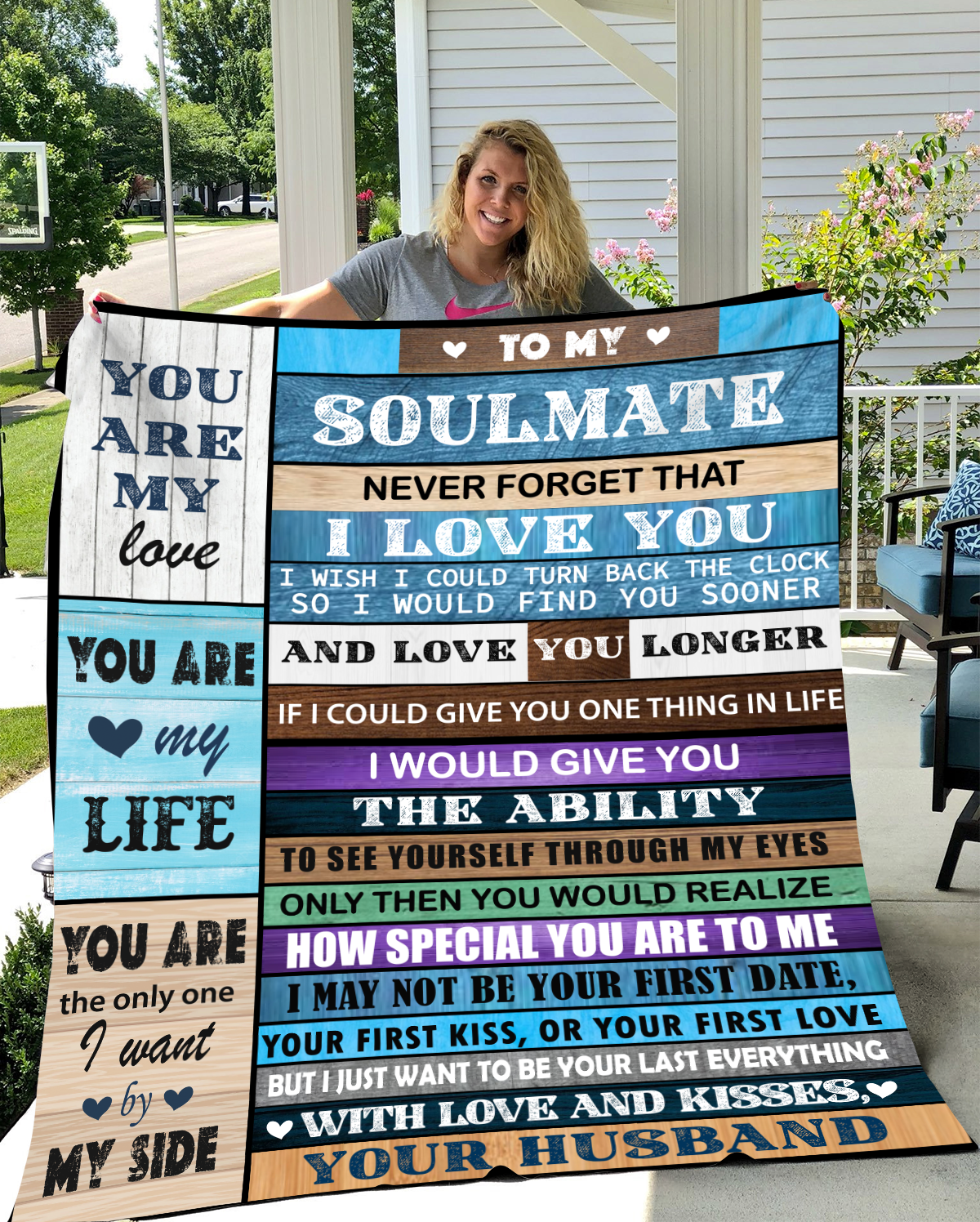 Soulmate From Husband - Sherpa Blanket 50x60