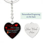 Mothers Heart Keychain