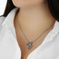To My Daughter for Graduation - Double Hearts Necklace