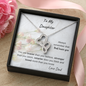 To My Daughter for Graduation - Double Hearts Necklace