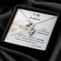 To My Daughter for Graduation - Double Hearts Necklace
