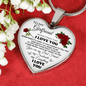 To My Girlfriend - Heart Pendant
