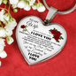 To My Wife - Heart Pendant Necklace