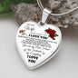 To My Wife - Heart Pendant Necklace