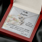 To My Daughter for Graduation - Double Hearts Necklace