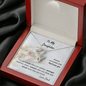 To My Daughter for Graduation - Double Hearts Necklace
