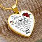 To My Girlfriend - Heart Pendant