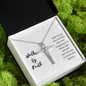 Walk By Faith - CZ Cross Necklace