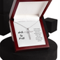 Walk By Faith - CZ Cross Necklace