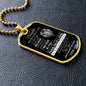 To My Daughter Dog Tag - Never Forget That I Love You