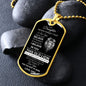 To My Daughter Dog Tag - Never Forget That I Love You