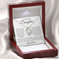 To My Beautiful Daughter | Forever Love Necklace