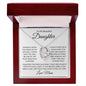 To My Beautiful Daughter | Forever Love Necklace