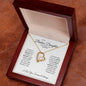 To My Badass Daughter - Never Forget That I Love You - Forever Love Necklace