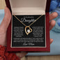 To My Beautiful Daughter - Forever Love Necklace