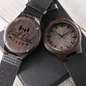 Best Dad Ever - Engraved Wooden Watch