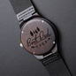 Best Dad Ever - Engraved Wooden Watch