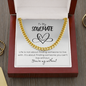 To My Soulmate - Your My Without - Cuban Link Chain Necklace