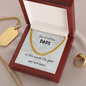 Out Of All The Dads - Cuban Link Chain Necklace