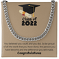 You Believed You Could for Graduation - Cuban Link Chain Necklace