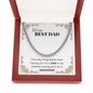 To the Best Dad - Cuban Link Chain Necklace