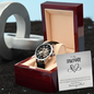 To My Soulmate You're My Without - Men's Openwork Watch