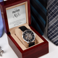 To My Soulmate You're My Without - Men's Openwork Watch