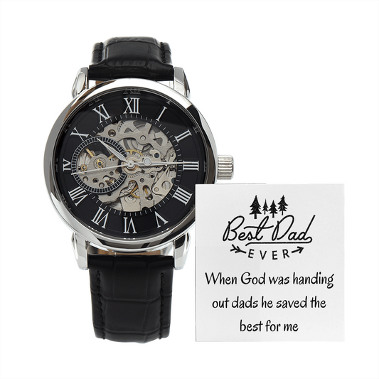 Best Dad Ever - Openwork Watch