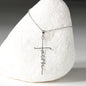 Faith As Small As A Mustard Seed - Faith Cross Necklace