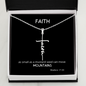 Faith As Small As A Mustard Seed - Faith Cross Necklace