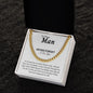 To My Man Never Forget | Cuban Link Necklace