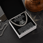 To My Son - Never Fear That You Are Alone - Cuban Link Necklace