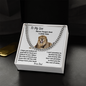 To My Son - Never Forget That I Love You - Cuban Link Chain
