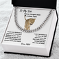 To My Son - Never Forget - Cuban Link Chain
