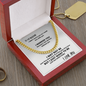 To My Husband I Didn't Marry You So I Could Live With You - Cuban Link Chain