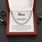 To My Man Never Forget | Cuban Link Necklace