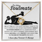 To My Soulmate I Love You Forever | Love Knot Necklace