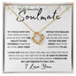 To My Beautiful Soulmate | Love Knot Necklace