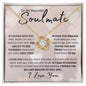 To My Beautiful Soulmate | Love Knot Necklace