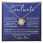 To My Beautiful Soulmate | Love Knot Necklace