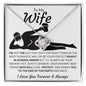 To My Wife I Love You | Love Knot Necklace