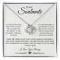 To My Soulmate - If I had one wish - Love Knot Necklace