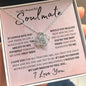 To My Beautiful Soulmate | Love Knot Necklace