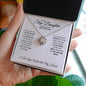 To My Step Daughter - Shine Like The Brightest Star - Love Knot Necklace