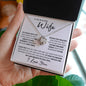 To My Beautiful Wife I Love You | Love Knot Necklace