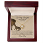 To My Daughter - This Old Lion - Love Knot Necklace