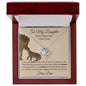 To My Daughter - This Old Lion - Love Knot Necklace